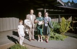 Nancy, Bob and Judy Phillips with Greg, Pebble Bch[4], 6/16/1957