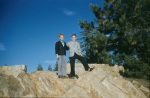 Roger & Greg, Wawona Point, Yosemite [4], 8/9/1958