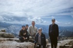 Arthur and boys atop Mt. Hoffman, Yosemite, 8/58