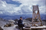 Roger, top of Mt. Hoffman, Yosemite, 8/17/1958