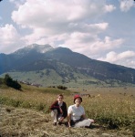Joyce and Roger near Innsbruck, Austria, 6/60