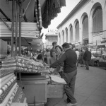 Florence: family at open-air market 6/2/1960