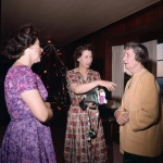 Christmas Herberts: Barbara, Joyce and MayMay, 12/25/1960