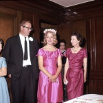 George Jr., Annabelle & Barbara, Lucie+Per wedding, 8/19/1961
