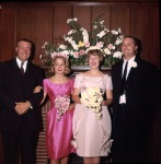 Lucie, Annabelle, George & John, Lucie+Per wedding, 8/19/1961