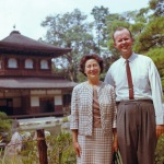 Joyce and Arthur, Ginkakuji Temple, Kyoto, Japan, 10.62