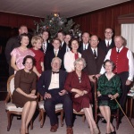 Dahl & Herbert families, MayMay, Jay, ?? at Herberts, 12/25/1962