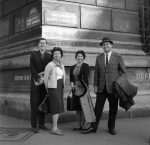 Paris: Joyce & Keith with Didi and Mary Ann Groger on Rus St. Germain 5/9/1963