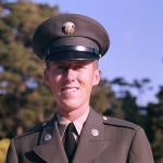 Keith in uniform, Pebble Beach, 9/20/1963