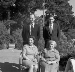 Grandmother, Joyce,Arthur Lyon, Dad on deck 9/10/1964