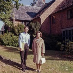 Joyce and Roger, Louis & Clark College, Oregon, 9/64
