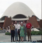 Dahl family at the dedication of the House of Worship in Panama, 5/72
