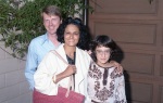Greg, Bahíyyih and Mary (photo my Martine?), 8/85