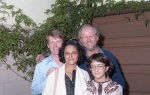 Greg, Bahíyyih, Dad and Mary (photo my Martine?), 8/85