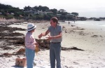 Joyce and Arthur, Carmel Beach, 8/87