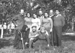 Rear L-R: Simeon, Lubovka, Strinka Luba and Zafir (Mitko's parents), Rumena (Snezha's mother), Metodi (Pepi's father), Kitan (Snezha's father); front ? , Angel and Geurgia, c. 1967-70