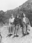Emi with friends at Bodrost summer camp, c. 1972-3