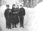 Ivan, Lilia, Baba Mina w/ Tanya, Zorka, 1962-3