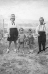 Emi and Georgi with cousins Snezha and Vasil c. 1963
