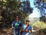 On a walk in Garland Park, Carmel Valley, with friends, July