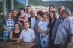 Emi's Filatovi cousins and their spouses at the celebration of Merle and Gregory's marriage, Blagoevgrad, July 2021 (photo by Hristo)