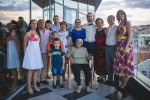 Emi's brother Georgi's family at the celebration of Merle and Gregory's marriage, Blagoevgrad, July 2021 (photo by Hristo)
