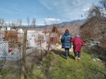 Visiting the Diado's grave, Krupnik, Feb. 2022
