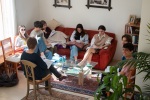 Bahá’í study group in our home, Hluboká, March 2022