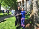 Gregory's graduation ceremony from Brown Univ., 5/29/22