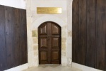 The door to the prison cell where Bahá’u’lláh was confined, `Akká 4/23