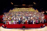 Official group photograph of delegates and observers, International Bahá’í Convention, Haifa, 5/23