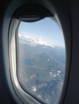 Mount Hood as seen from our plane landing in Portland, Oregon 6/23