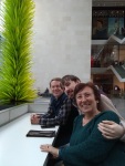 At the Museum of Fine Arts, Boston, with Gregory and Mina, November