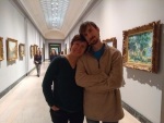 At the Museum of Fine Arts, Boston, with Gregory and Mina, November