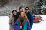 An outing in Rila National Park with friends, December