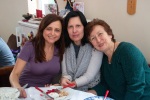 With friends at their villa in the mountains near Blagoevgrad, December