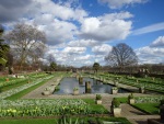 Kensington Palace gardens, London, March 2017