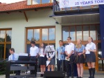Mina's classmates performing at Gregory's graduation, June 2017