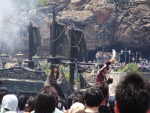 Pirate show, Disneysea theme park, Tokyo, 16 July 2017