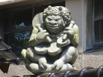 Roof decoration, on our way to the "Ninja Temple", Kanazawa, 20 July