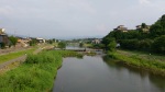 The Saigawa river near our Airbnb apartment, Kanazawa, 20 July
