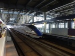Shinkansen train, Kanazawa station, 20 July