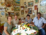 Great breakfast at Hotel Old Town, Vidin, 31 July
