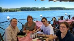 Lunch on floating fish restaurant on the Danube, Vidin, 30 July
