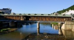 Famous old covered bridge (reconstructed), Lovech, 1 August