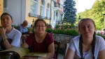 Dinner at the historic Drakata Restaurant next to the covered bridge, Lovech, 2 August