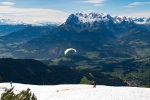 Paragliding off the top of the mountain,  Wergenweng, Austria, 22 September