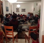 A Bahá’í gathering in our home, Hluboká, 21 November
