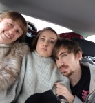 In the car in Bulgaria, 21 December