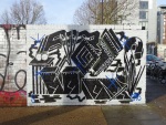 Creative graffiti in London, 24 January
